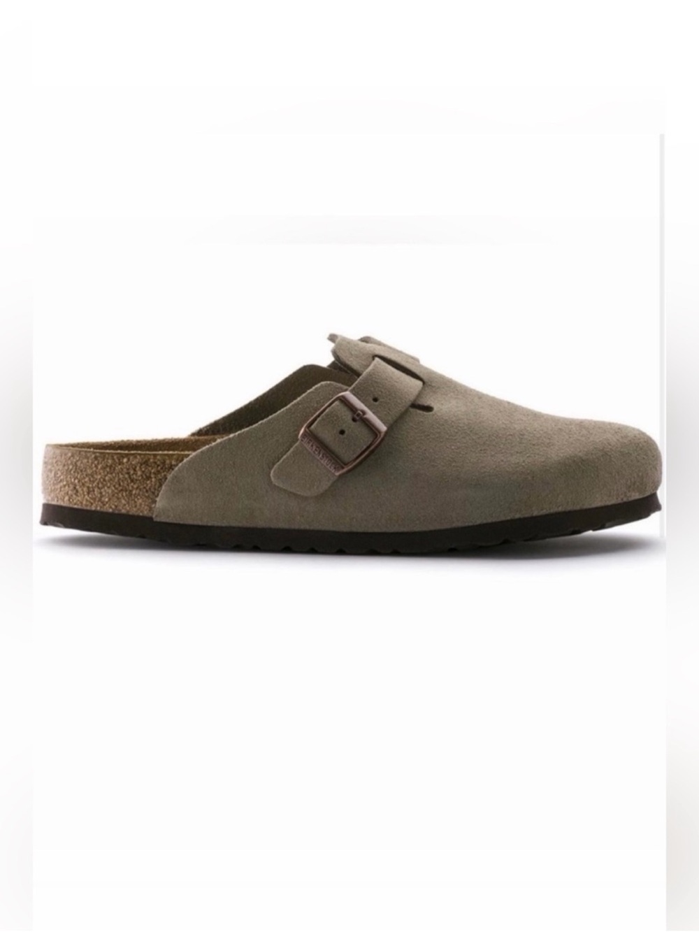 Birkenstock Taupe Boston Clogs - Picture 2 of 12